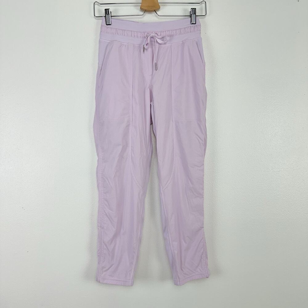 Lululemon Dance Studio Mid-Rise Cropped Pant Size 2 Pink Peony 24.5" Inseam‎